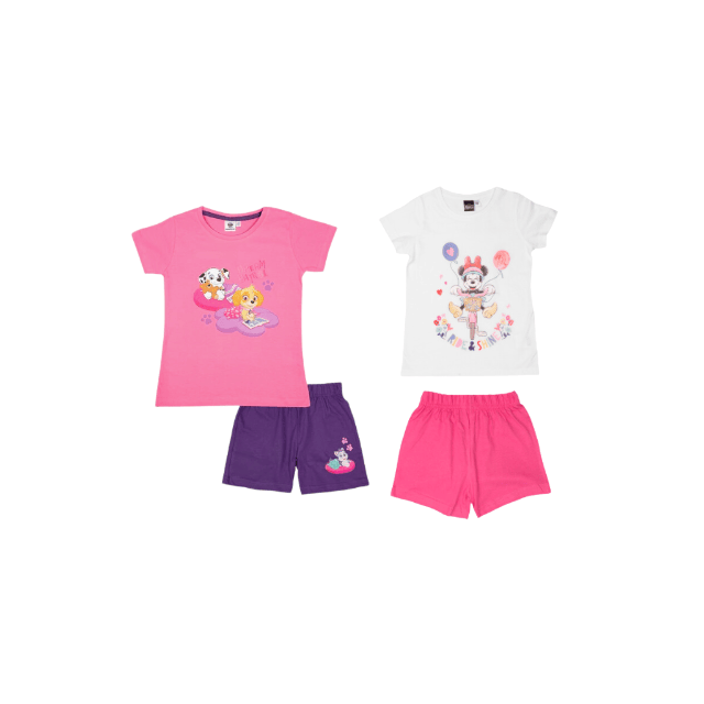 Lizenz Kinder Schlafanzug Pyjama Nachtwäsche Nachtmode Kindermode kurz Restposten Mix