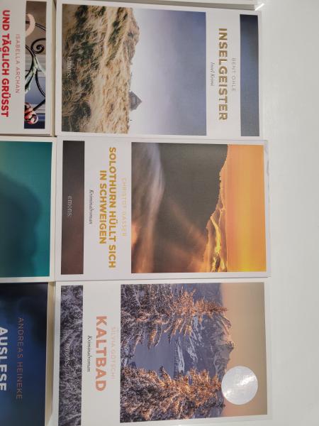 Krimi Taschenbücher, ca 300 Seiten, Remittenden Exemplare, deutsch