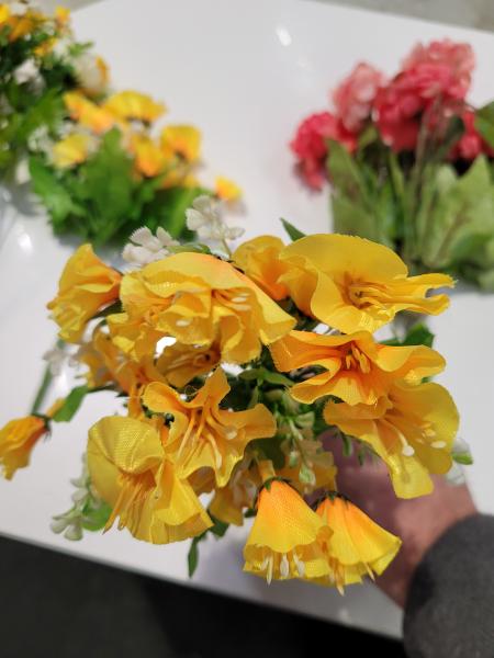 Artificial flowers / bouquet - 20x35cm - many colors 