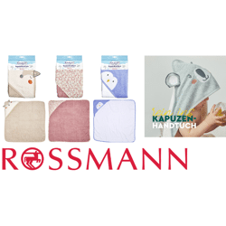 Babydream Rossmann Kapuzenhantücher Kinderbadetücher Handtuch Jungen Mädchen Babyhandtücher Restposten Mix