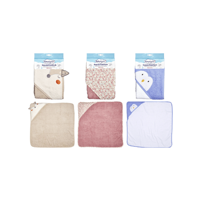 Babydream Rossmann Kapuzenhantücher Kinderbadetücher Handtuch Jungen Mädchen Babyhandtücher Restposten Mix