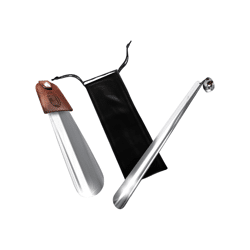 Schuhanzieher Schuhlöffel Schuhzunge Set kurz & lang inkl. Samtbeutel