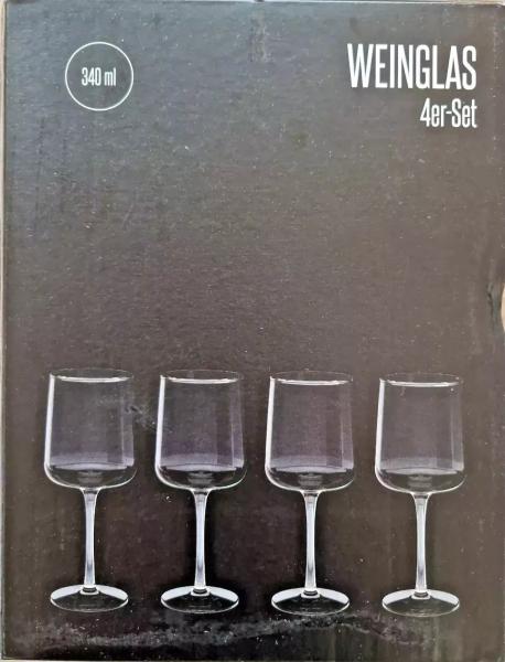 Trink und Weingläser das Perfekte Dinner Sets im Anthrazit Designe 350 ml. 50er Sets...NEUWARE