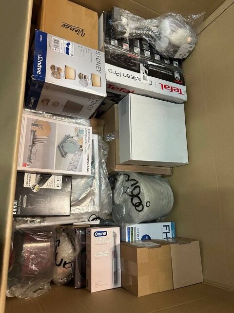 350 € – MIX-Paletten: Haushaltsgeräte, Elektronik, Kinderartikel, Retouren von bekannten deutschen Marktplätzen