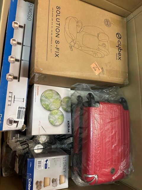 350 € – MIX-Paletten: Haushaltsgeräte, Elektronik, Kinderartikel, Retouren von bekannten deutschen Marktplätzen