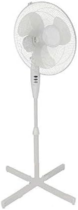 ito electronics ito Standventilator 40 cm Durchmesser weiß-oszillierend + 3 Geschwindigkeiten einstellbare Höhe