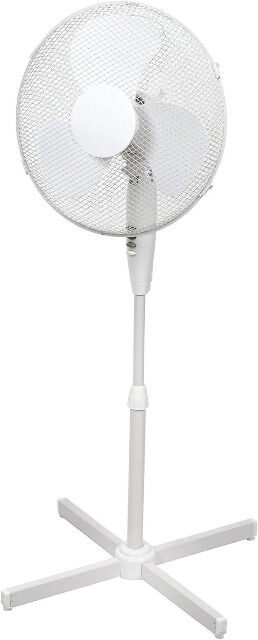 ito electronics ito Standventilator 40 cm Durchmesser weiß-oszillierend + 3 Geschwindigkeiten einstellbare Höhe