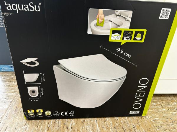 Aqua Su Oveno Wand WC Set inklusive WC Sitz !!!!!!!!!