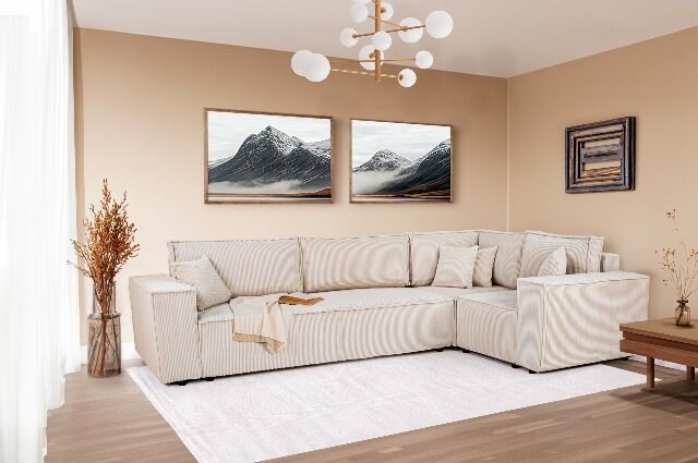 NIZZA Elementsofa, unterschiedlich kombinierbar als Ecksofa, Sofa Garnitur