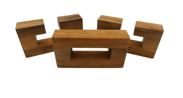 Dil.emma CCO Holzpuzzle Geschicklichkeitsspiel Holzspielzeug 