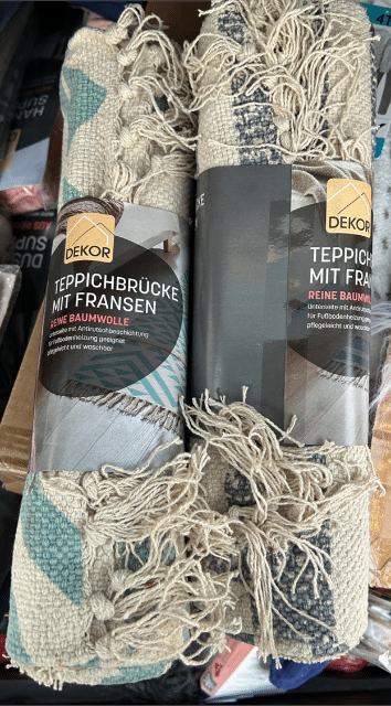 Teppichbrücke mit Franzen