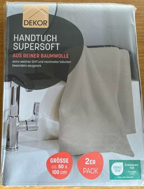 Handtuch Supersoft 2er Pack