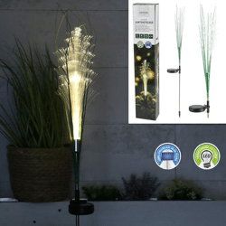 LED Solar Gartenstecker, Pampasgras, ca. 78cmH