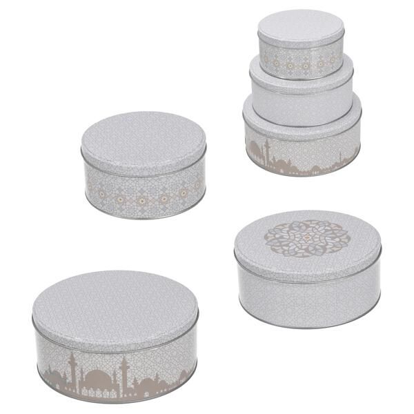 Gebäckdose Oriental 3er Set rund