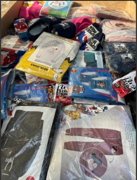 Kinder LIZENZ Textilien - Großer Mix - 650 Teile!