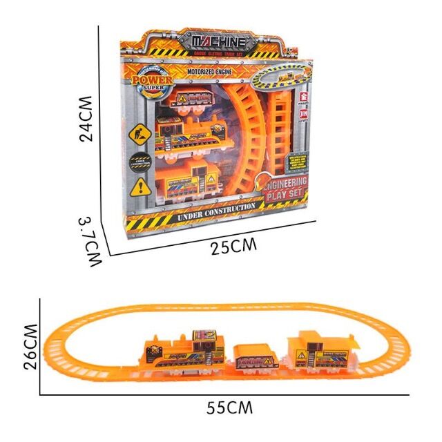 Electric railroad, railroad track, train track