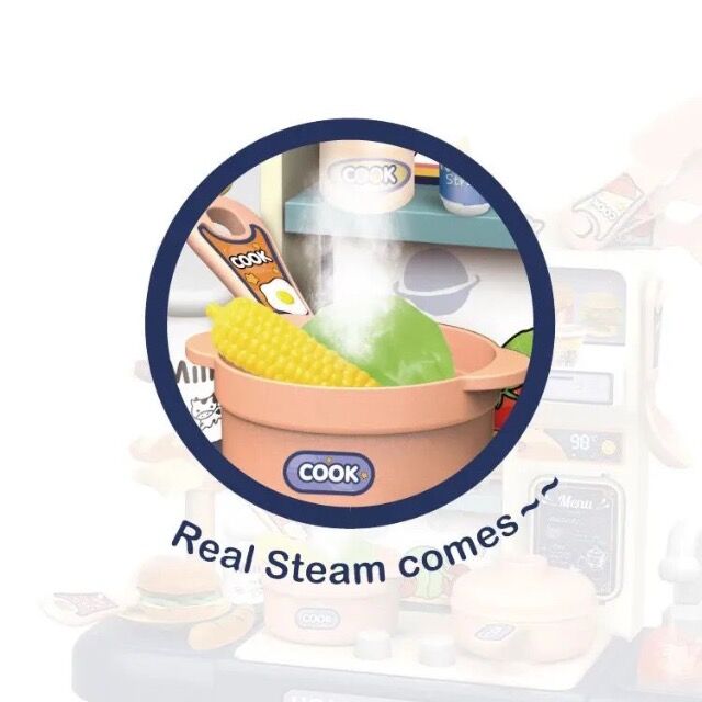 Spielküche, Kinderküche, Kinderküchenspielzeug, mit extra viel Zubehör 