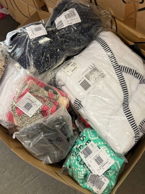 1,50€ pro Stück – Mix aus BHs, Tops, Slips, Strings, Shorts, Pyjamas & Bademode, Großhandel