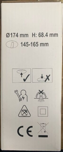 LED Downlight 15W DALI für Decke 20 Stück