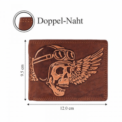 Geldbörse Büffel-Leder