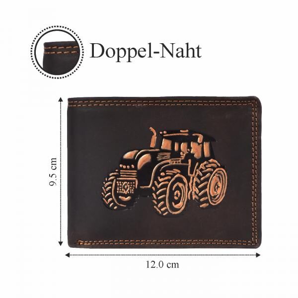 Geldbörse Büffel-Leder