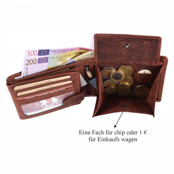 Geldbörse Büffel-Leder