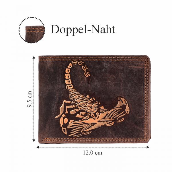 Geldbörse Büffel-Leder