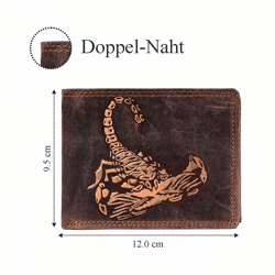 Geldbörse Büffel-Leder