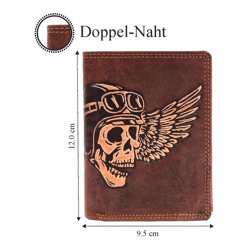 Geldbörse Büffel-Leder