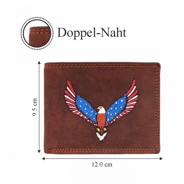 Geldbörse Büffel-Leder