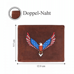 Geldbörse Büffel-Leder