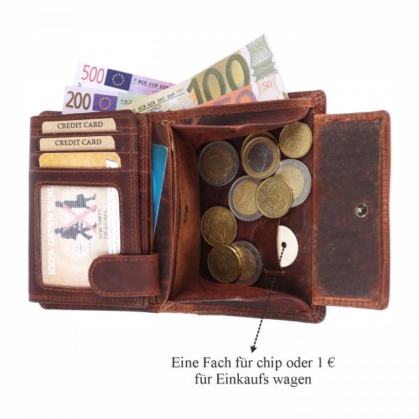 Geldbörse Büffel-Leder