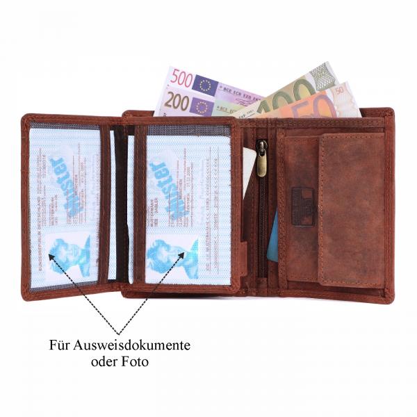 Geldbörse Büffel-Leder