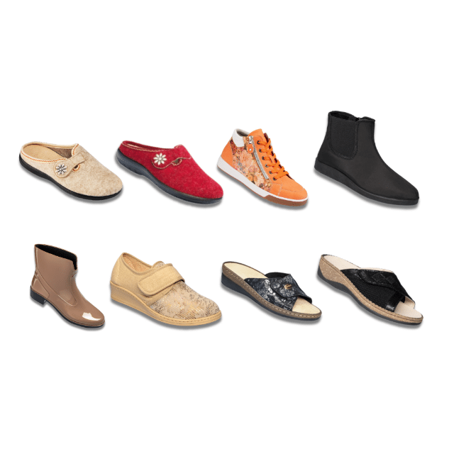 Damenschuhe Sneaker Sandalen Pantoletten Stiefel Stiefeletten Turnschuhe Slipper Sportschuhe Fußbekleidung Restposten Mix