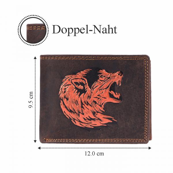 Geldbörse Büffel-Leder