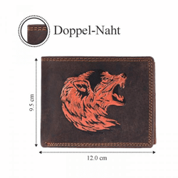 Geldbörse Büffel-Leder