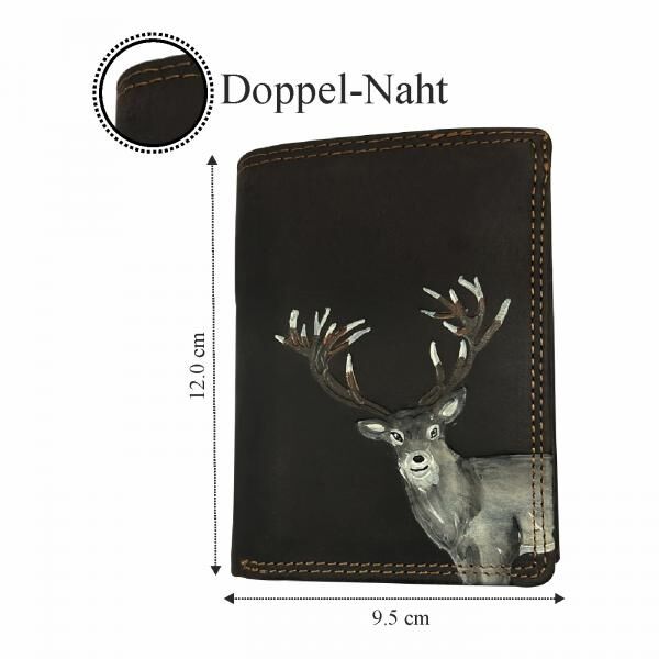 Geldbörse Büffel-Leder