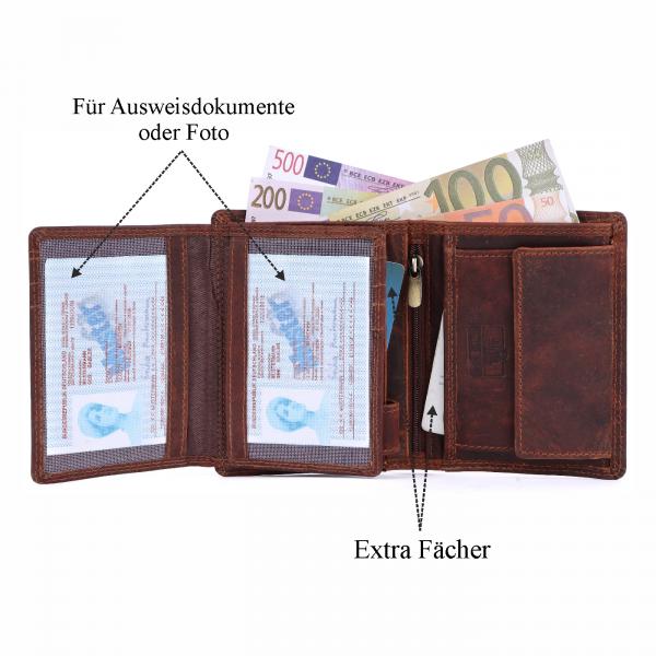 Geldbörse Büffel-Leder