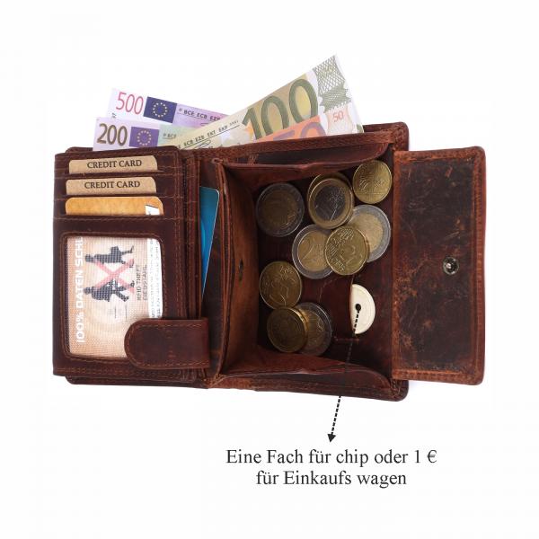 Geldbörse Büffel-Leder