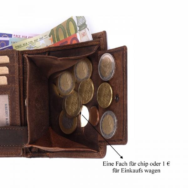 Geldbörse Büffel-Leder