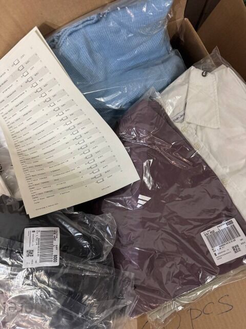 398 € pro Lot (60 Stück) – Markenbekleidung Mix Damen/Herren, A/B/C, Top-Marken, Retourenware