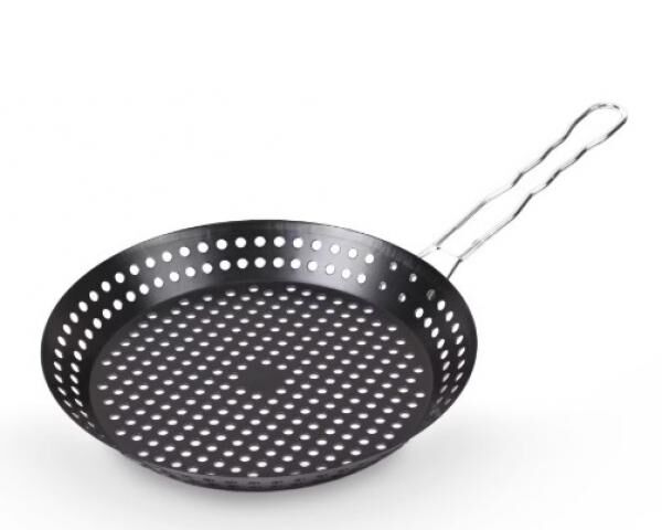 Grillpfanne / Gemüsepfanne - Ø30cm Pfanne gelocht VK im Handel & auf Amazon ca. 12,99 - 19,90€