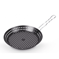 Grillpfanne / Gemüsepfanne - Ø30cm Pfanne gelocht VK im Handel & auf Amazon ca. 12,99 - 19,90€