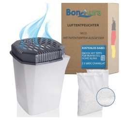 Luftentfeuchter Box mit Ausgießer & 2x 680g Granulat