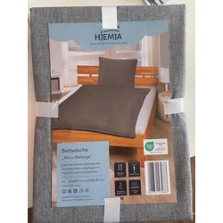 Microfaser Melange-Bettwäsche SET 2-tlg