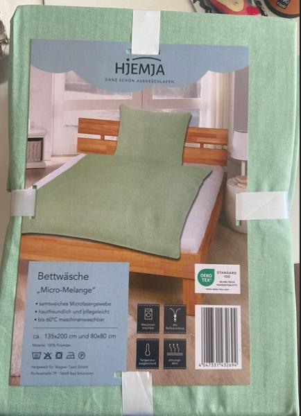 Microfaser Melange-Bettwäsche SET 2-tlg