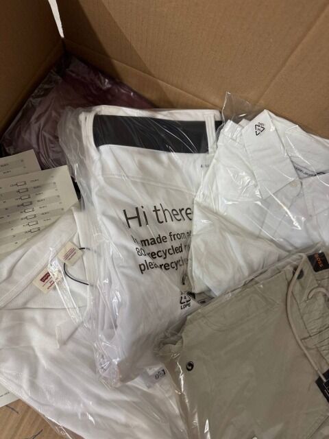 398 € pro Lot (60 Stück) – Markenbekleidung Mix Damen/Herren, A/B/C, Top-Marken, Retourenw