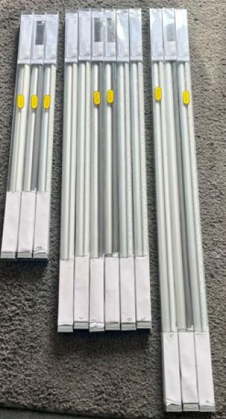 Thermo-/ Verdunklungsrollo 12er Set (3 Größen und 3 Varianten)