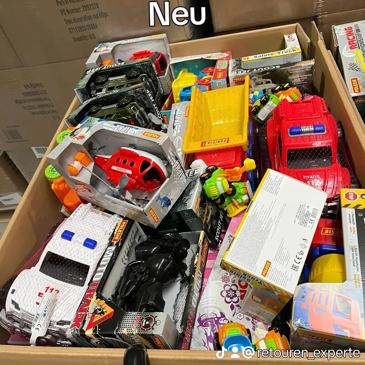 Paletten Ware Kinderspielzeug Gemischt Neuware