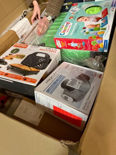 350 € pro Palette – MIX-Retourenware von deutschen Marktplätzen: Haushaltsgeräte, Elektronik, Kinderartikel, Top-Marken